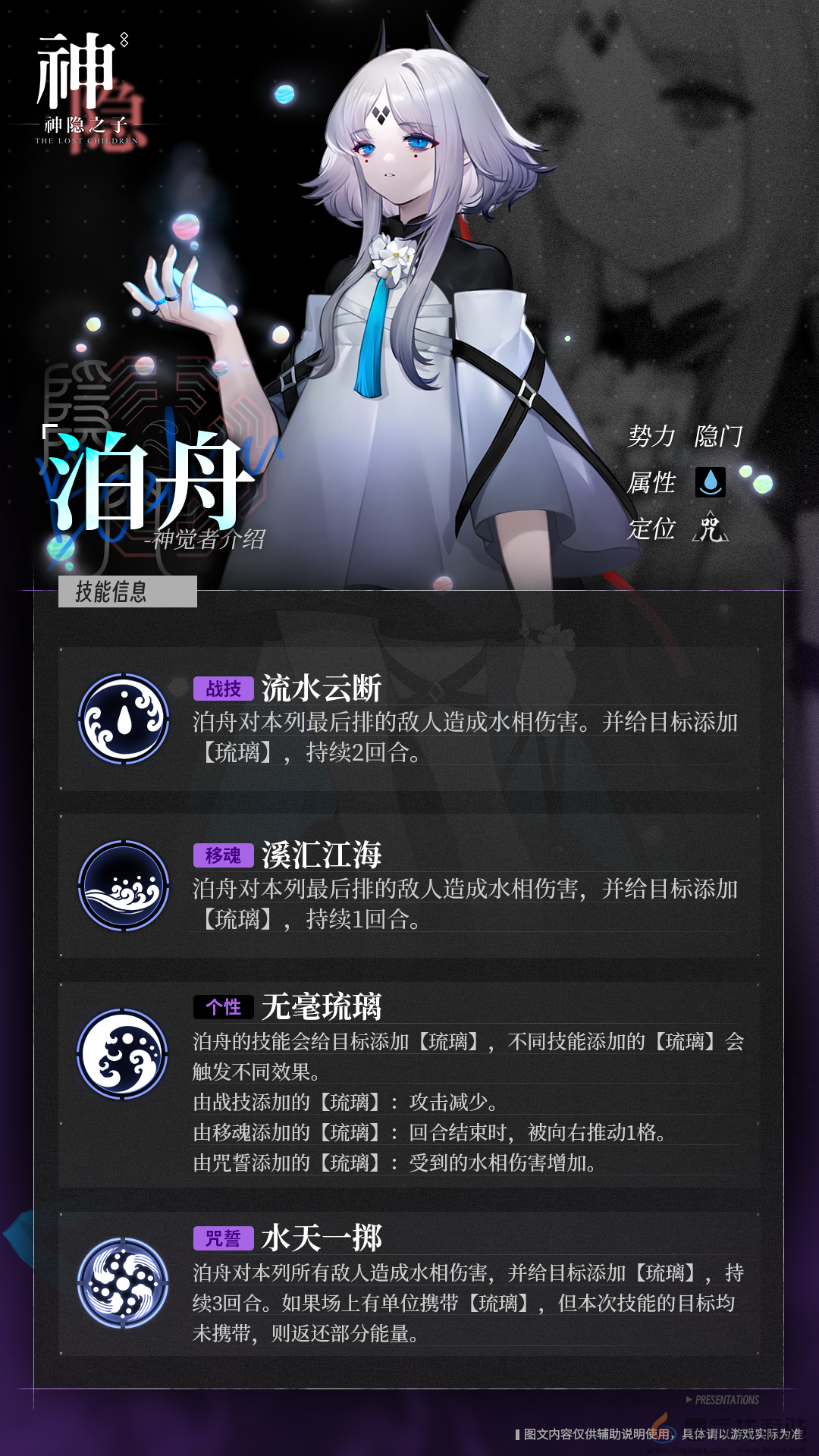 神隐之子神觉者契约书泊舟技能一览(图1) 神隐之子神觉者契约书泊舟技能一览(图1)